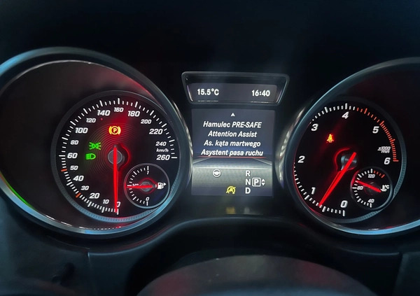 Mercedes-Benz GLE cena 127500 przebieg: 201000, rok produkcji 2015 z Nysa małe 106